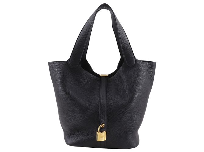 Hermès Sac à main Hermes Picotin Lock 22 MM Noir