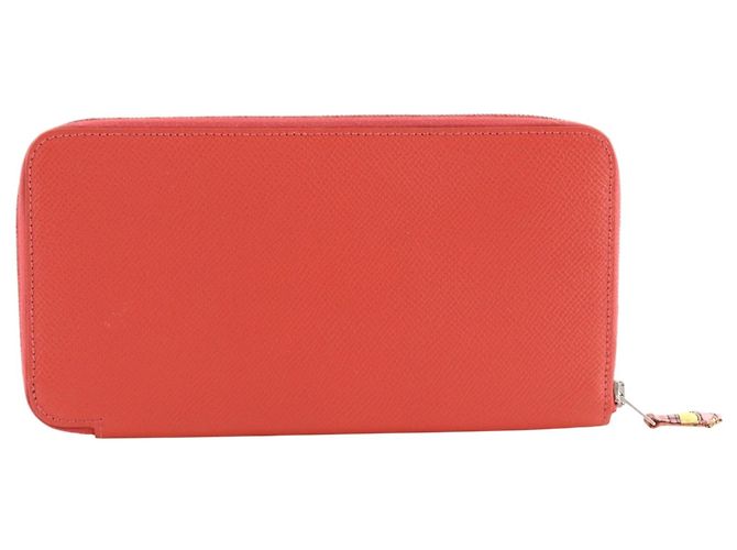 Hermès Hermes Azap Long Wallet in Pink Epsom Leather