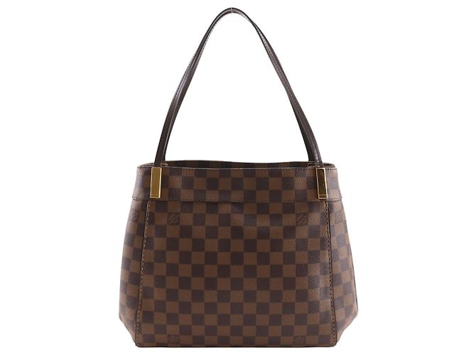 Borsa Tote Louis Vuitton Marley Bourne PM Marrone Damier ebene
