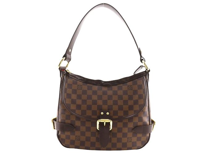 Bolsa de Ombro Louis Vuitton Highbury Marrom Damier ebene