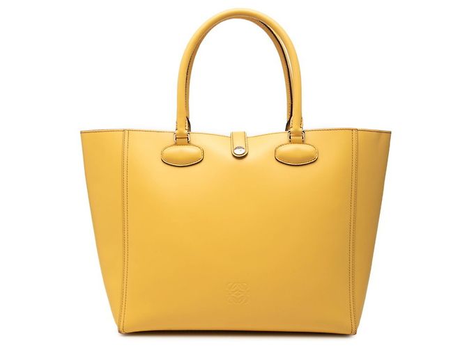 Sac cabas Loewe Anagram Violet Jaune