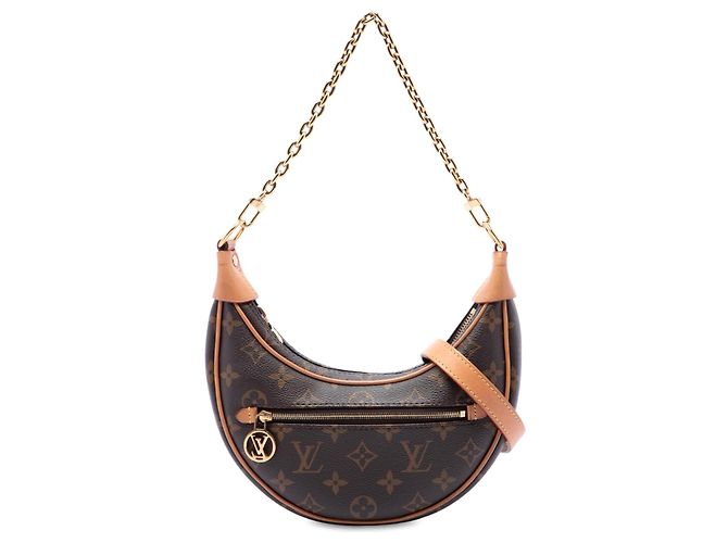 Louis Vuitton Brown Monogram Loop Castaño