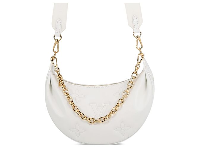 Bolsa Louis Vuitton Bubblegram Over The Moon em couro de bezerro branco