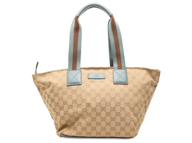 Tote Gucci Beige GG Canvas Web