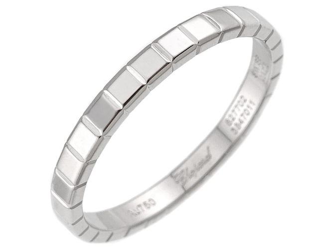 Anel Chopard Ice Cube 1 Band em ouro branco 18K