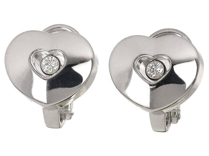 Boucles d'oreilles clips Chopard Happy Heart Diamond