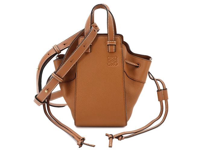 LOEWE Hammock Drawstring Mini Handtasche Braun