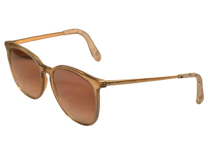 Chloé Round Frame Sunglasses White Beige
