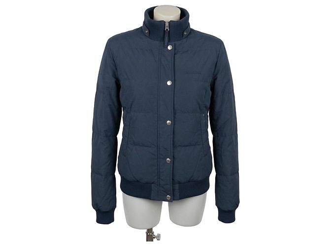 Woolrich Navy Blue Padded Down Jacket Dark blue