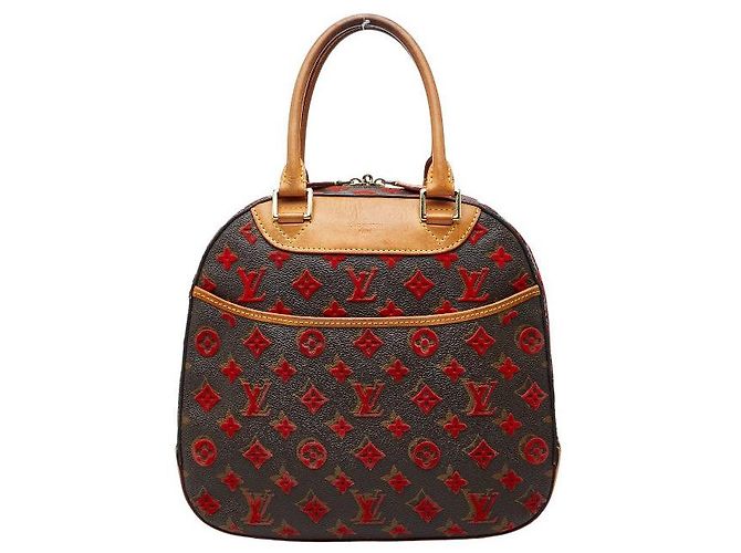 Bolsa de mão Louis Vuitton Deauville Marrom