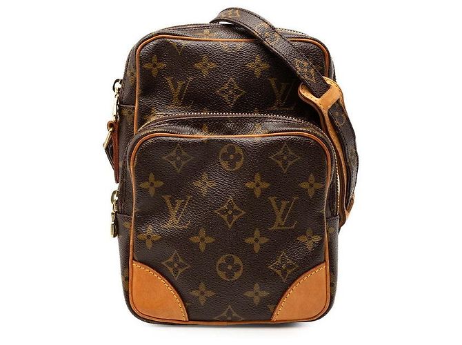 Bolsa Tiracolo Louis Vuitton Monogram Amazon Marrom