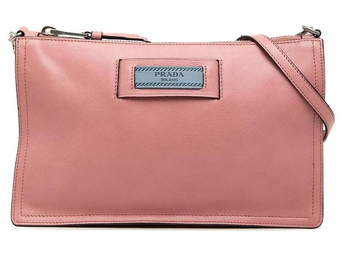 Bolsa de Ombro Prada Etiquette Rosa