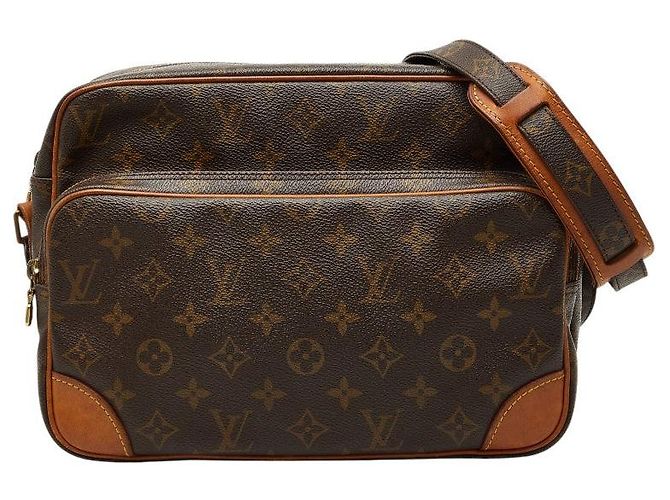 Sac à épaule Nile Monogram Louis Vuitton Marron