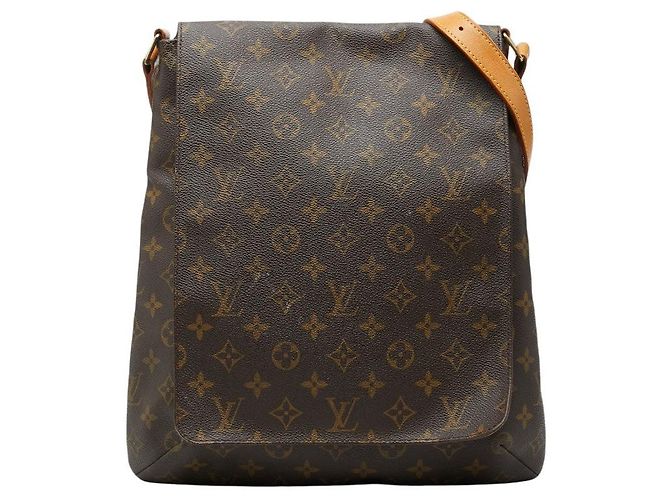 Borsa a tracolla Louis Vuitton Monogram Musette M51256 Marrone