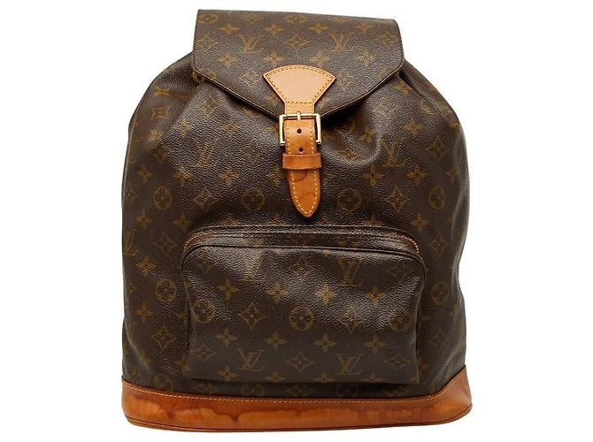 Mochila Louis Vuitton Montsouris GM Marrom