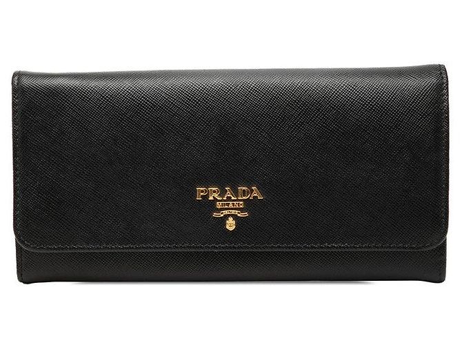 Prada Long Wallet 1MH132 Black