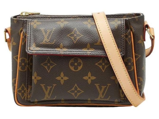 Borsa a tracolla Louis Vuitton Vivacite PM Monogram Marrone