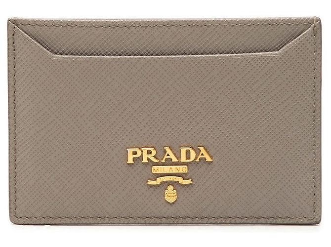 Tarjetero Prada Saffiano 1MC208 Gris