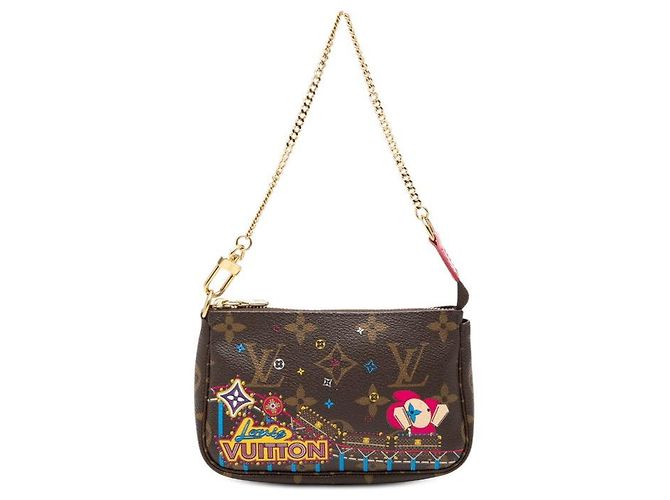 Louis Vuitton Vivienne Mini Pochette M69752 Marrone