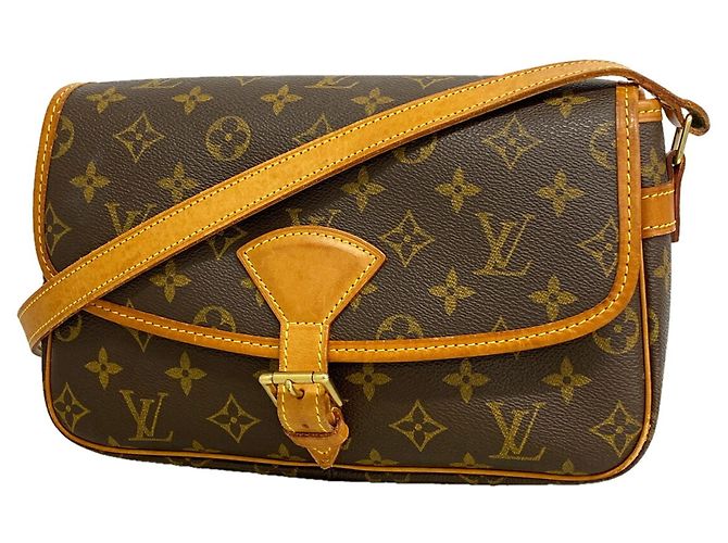 Borsa a tracolla Louis Vuitton Monogram Sologne Marrone