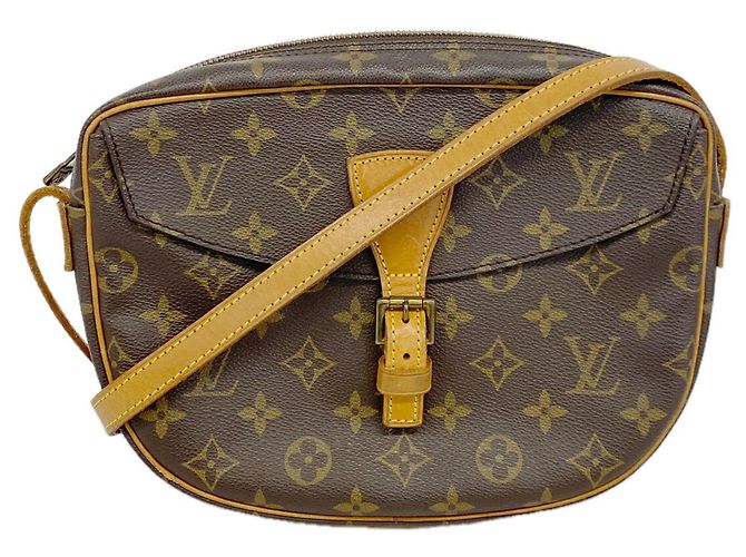 Borsa a tracolla Louis Vuitton Monogram Jeune Fille MM Marrone