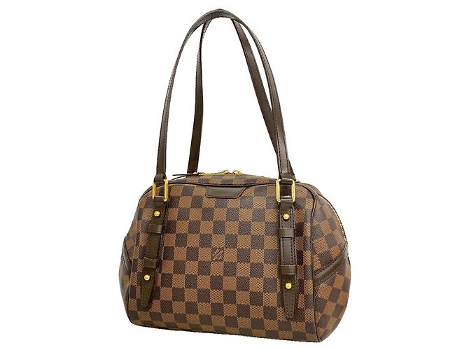 Borsa a tracolla Louis Vuitton Damier Rivington PM Damier ebene