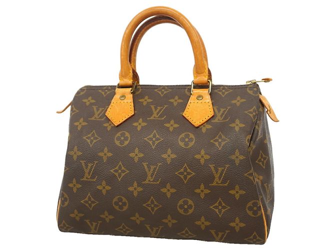 Borsa Louis Vuitton Monogram Speedy 25 Marrone