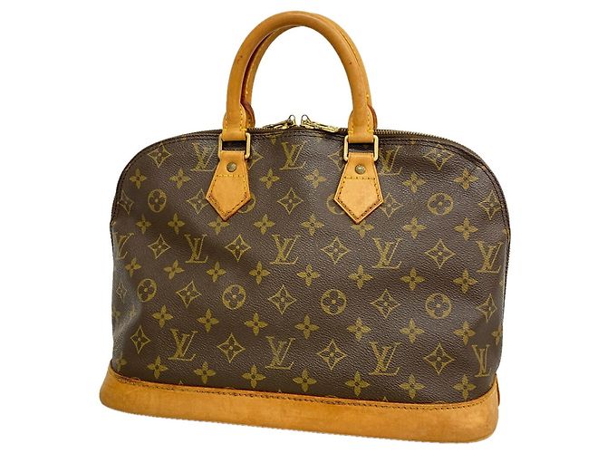 Bolsa de mão Louis Vuitton Alma Monogram M51130 Marrom