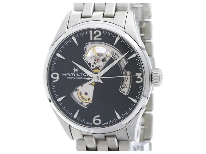 Autre Marque Orologio automatico da uomo Hamilton Jazzmaster Open Heart Steel