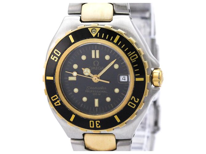 Relógio OMEGA Seamaster Professional para mulher em aço e ouro 18K