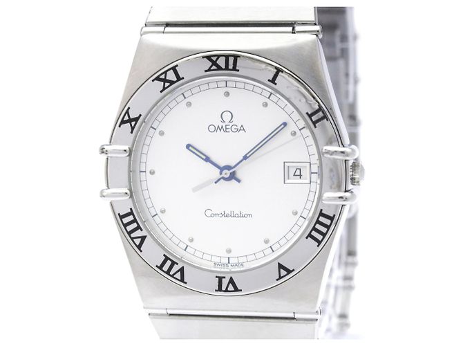 Relógio de pulso OMEGA Constellation em aço inoxidável quartz