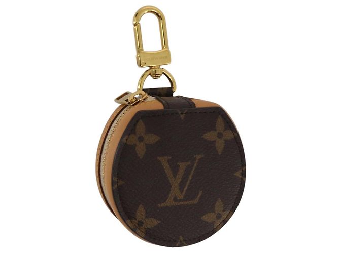 LOUIS VUITTON Monogram Etui Earphone Case GI0495 LV Auth 204778M