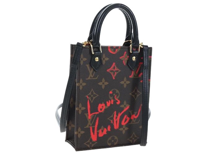 LOUIS VUITTON Monogram Fall in Love Petit Sac Plat 2way M80839 LV Auth 167618SAM