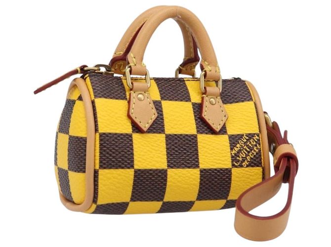 LOUIS VUITTON Damier Pop Mini Speedy Pouch M01694 LV Auth 202599SAM Damier ebene