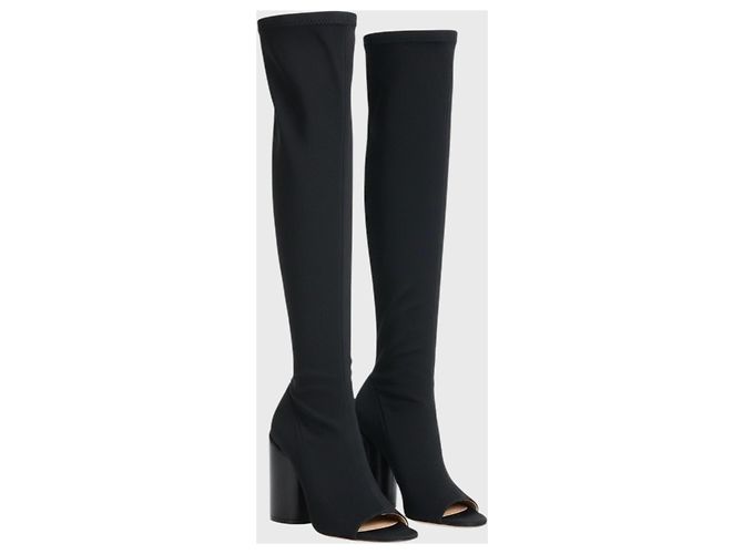 Botas acima do joelho Givenchy pretas T.37 Preto