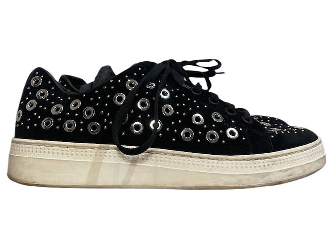 Alaïa Baskets Alaia noires T.37 Black