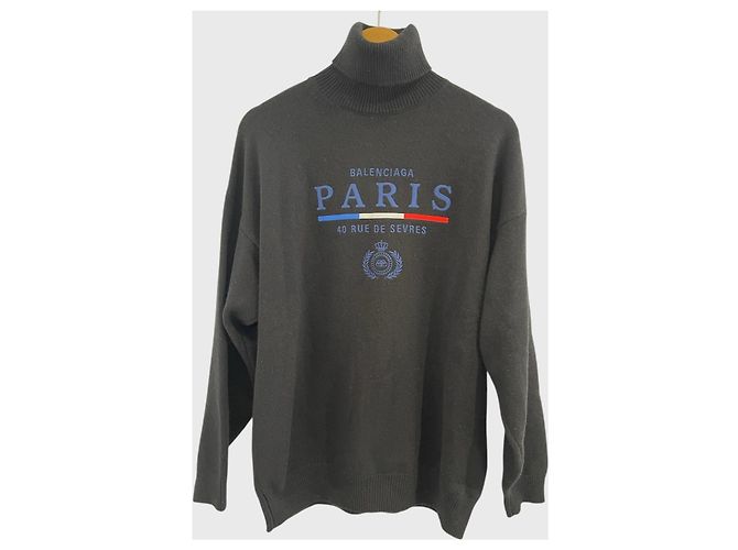Balenciaga Pullover schwarz T.S Blau