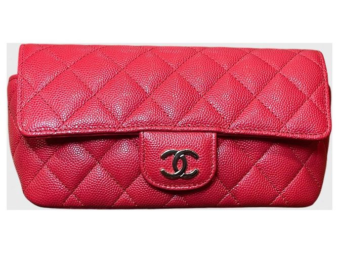 Borsa Chanel Rossa in Pelle Caviar Rosso
