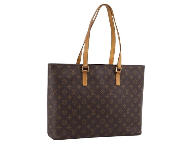 Borsa Tote LOUIS VUITTON Monogram Luco M51155 LV Auth 201473 Monogramma