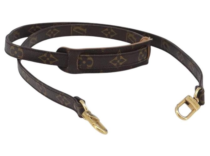LOUIS VUITTON Monogram Shoulder Strap 47.2"" LV Auth 203916V