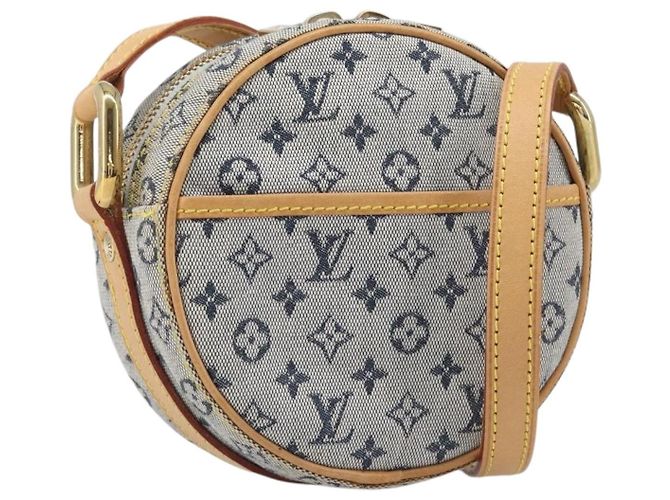 LOUIS VUITTON Monogram Mini Jeanne PM Shoulder Bag Blue M92001 LV Auth 204144