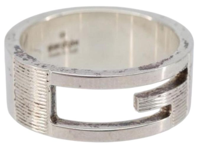 Anello GUCCI Ag925 Silver Auth ar14218 Argento