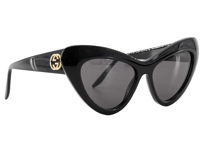 GUCCI - Occhiali da sole Gucci a farfalla in acetato nero