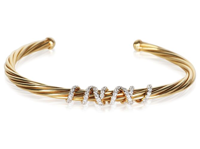 Bracciale Helena David Yurman in oro giallo e diamanti