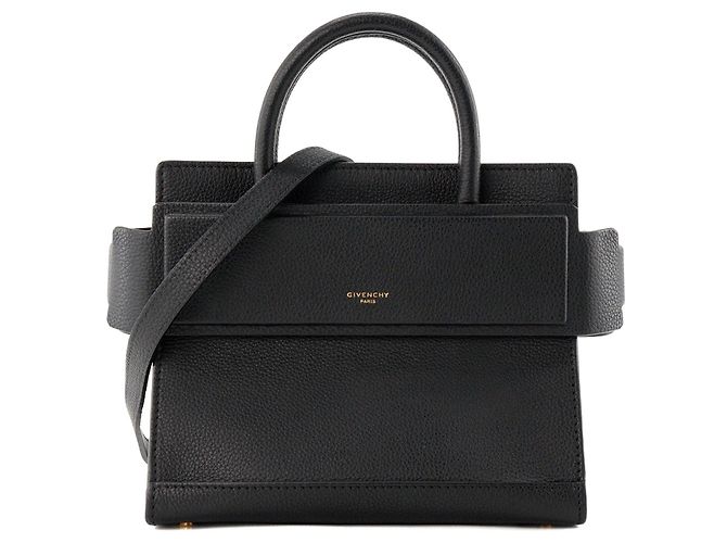 GIVENCHY - Bolso Horizon Mini Givenchy en cuero negro