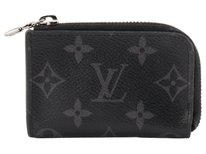 LOUIS VUITTON - Portafoglio Zippy Louis Vuitton in toile enduite monogram eclipse Nero