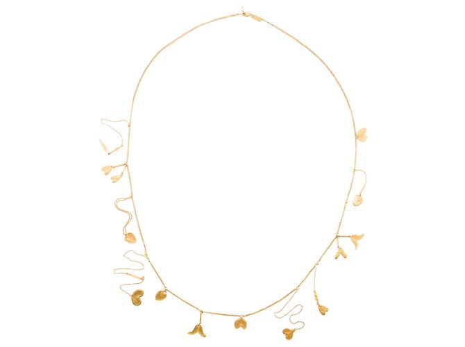 CHLOÉ - Collana lunga a catena Chloé in metallo dorato D'oro