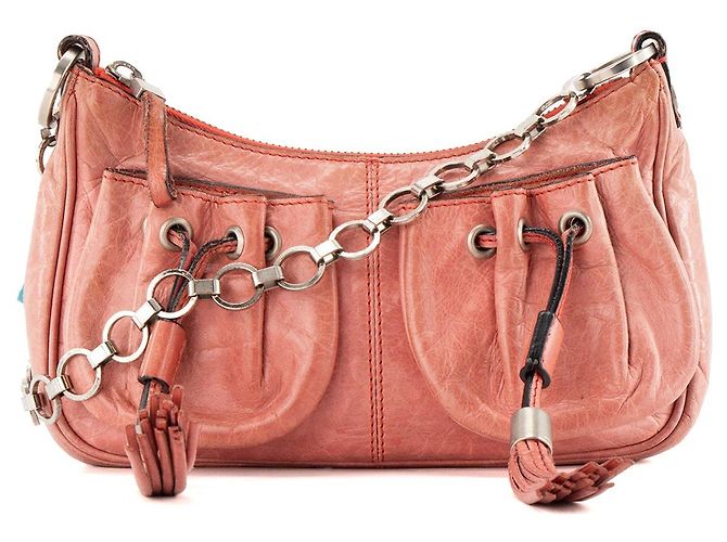 GIVENCHY - Bolsa de ombro Givenchy em couro amassado rosa