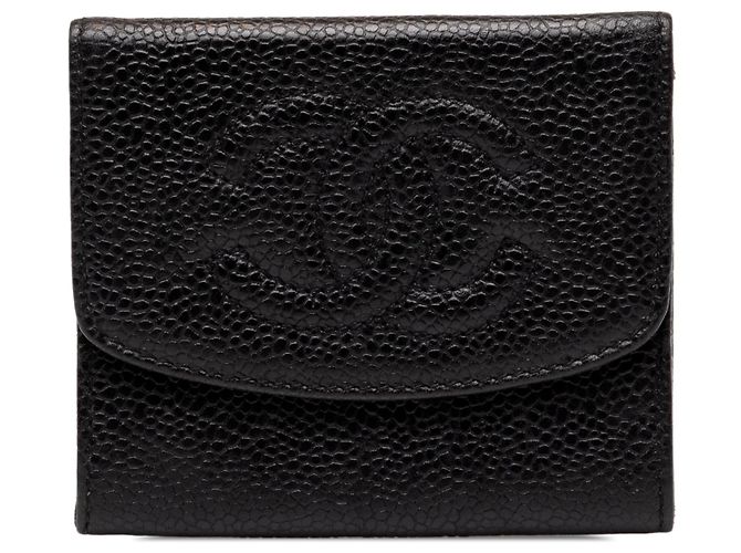 Chanel CC Caviar Münzbeutel Schwarz