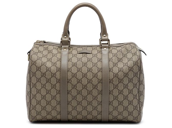 Borsa Boston Gucci Joy Medium GG Supreme Beige